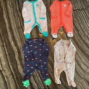 4 Carter’s Cotton Sleep and Plays